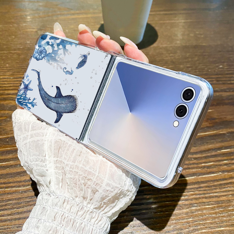 الحوت نمط قضية الهاتف لسامسونج - مراجعة Phone Cases Z Flip 5 وسعره