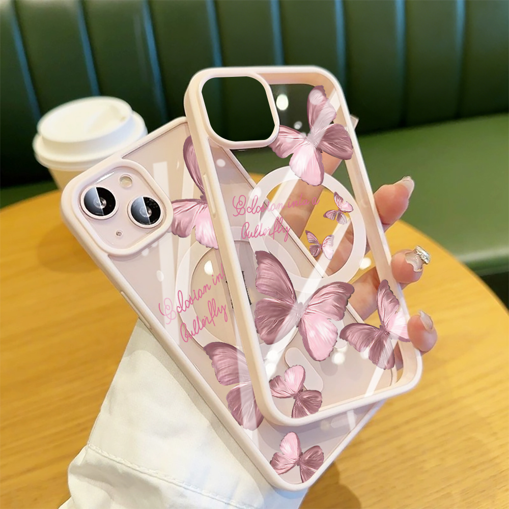 جراب هاتف بتصميم فراشات متعددة - مراجعة Phone Cases Magsafe وسعره