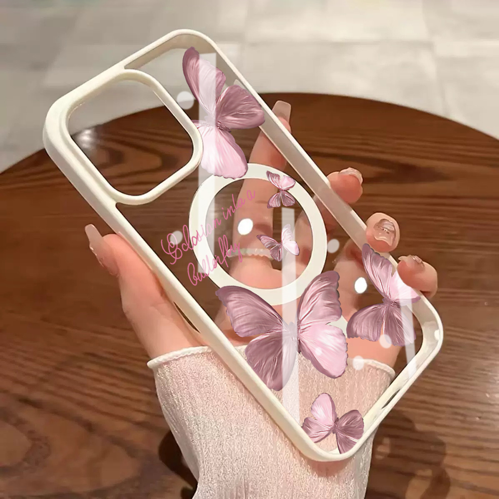 جراب هاتف بتصميم فراشات متعددة - مراجعة Phone Cases Magsafe وسعره