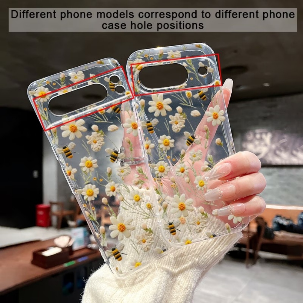 غطاء هاتف شفاف ناعم بنمط نحلة  - مراجعة Phone Cases Pixel 10 Pro وسعره