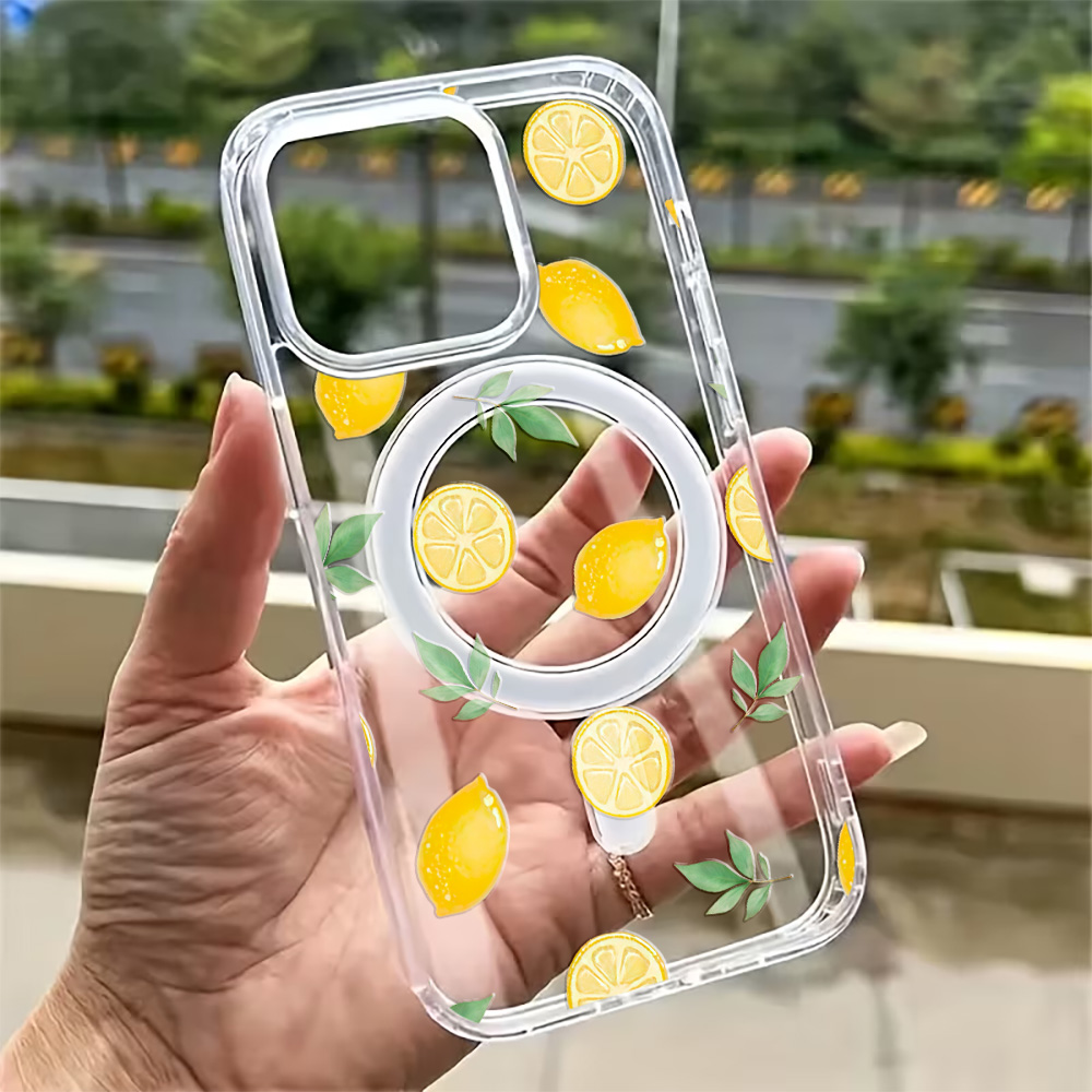 غطاء هاتف صيفي بتصميم الليمون  - مراجعة Phone Cases Magsafe وسعره