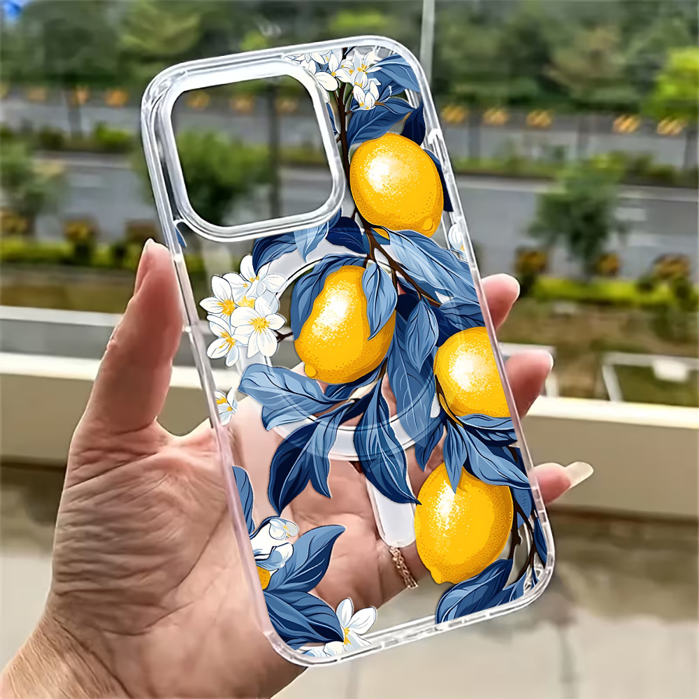غطاء هاتف صيفي بتصميم الليمون  - مراجعة Phone Cases Magsafe وسعره