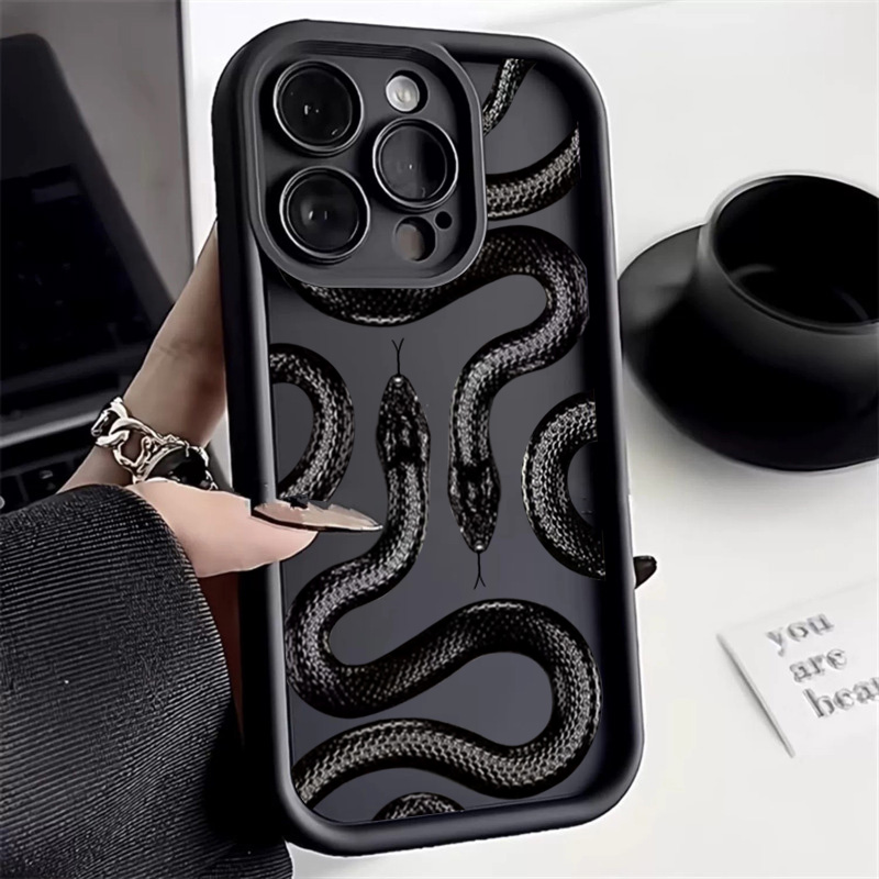 غطاء هاتف بطبعة جلد الثعبان ال - مراجعة Phone Cases Xs Max وسعره