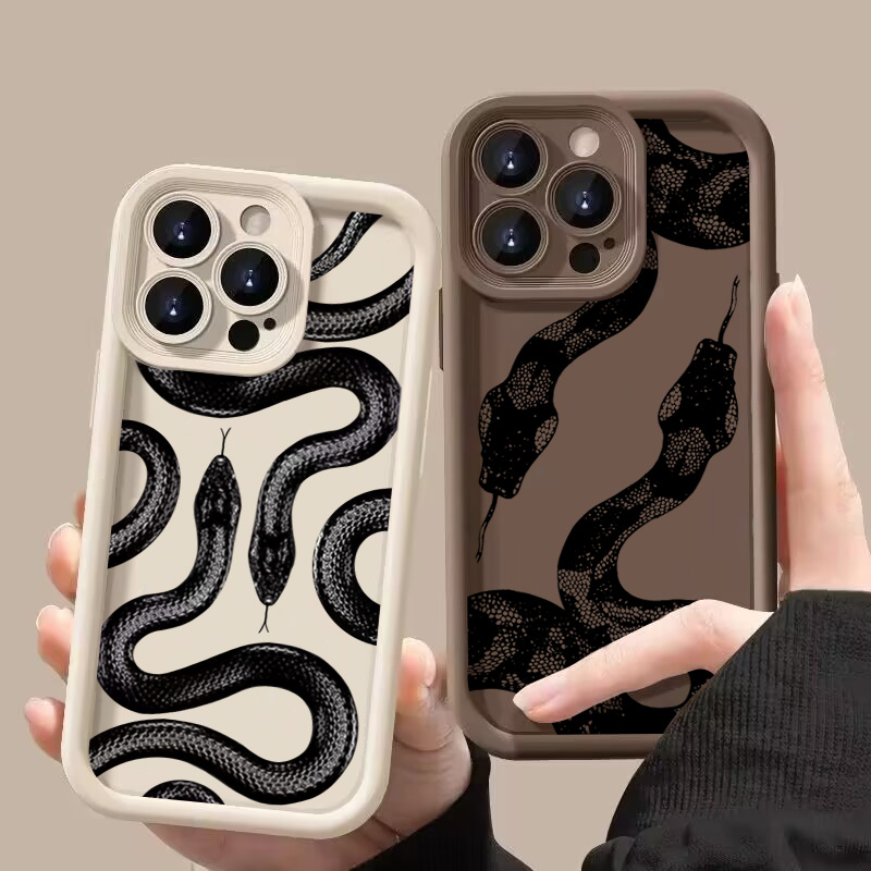 غطاء هاتف بطبعة جلد الثعبان ال - مراجعة Phone Cases Xs Max وسعره