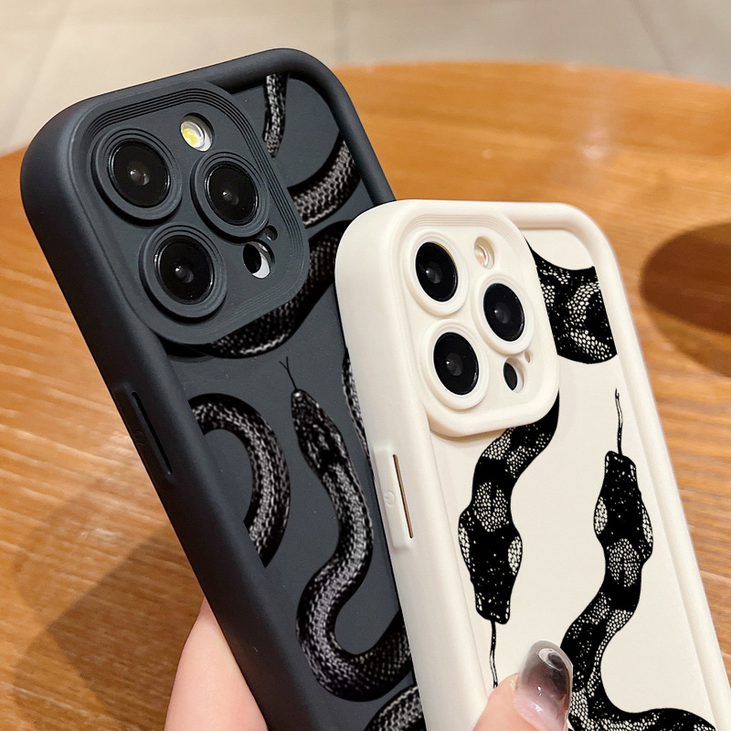 غطاء هاتف بطبعة جلد الثعبان ال - مراجعة Phone Cases Xs Max وسعره
