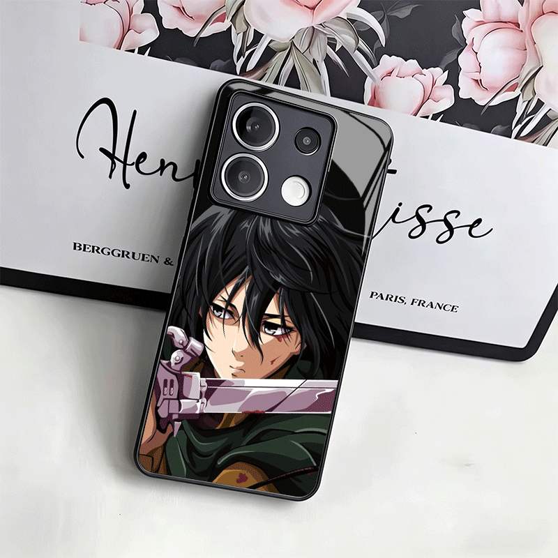 غطاء هاتف زجاجي بتصميم هجوم ال - مراجعة Phone Cases On Shein وسعره