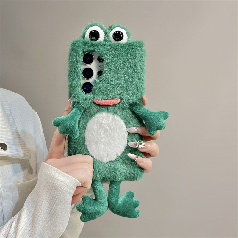غطاء هاتف على شكل ضفدع مخملي،  - مراجعة Phone Cases Protective وسعره
